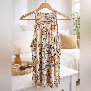 Modern Attraction Floral Tank Top – Women’s Size Medium – Excellent Condition